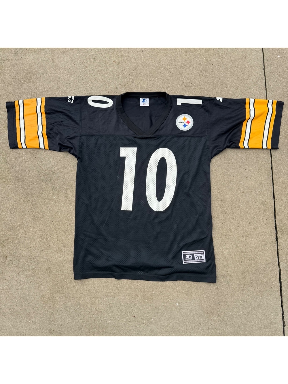 Vintage 1995 Starter NFL Pittsburgh Steelers Stewart #10 Football Jersey 48/L